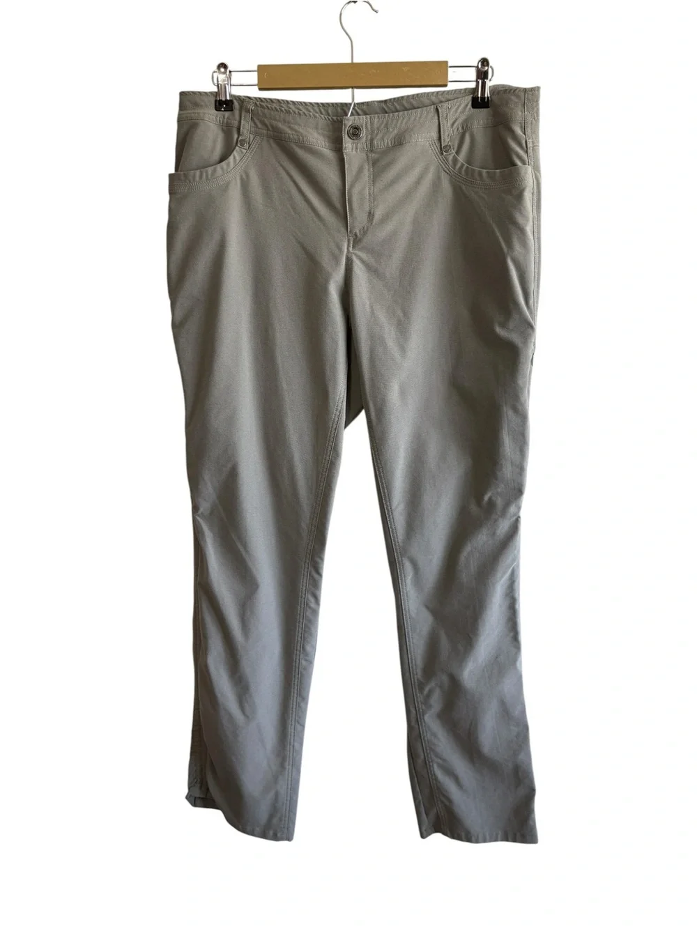 KUHL Women’s 16 Gray Trekr Pants Hiking Outdoor Travel Camping Neutral - Picture 1 of 8